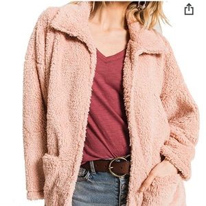 Z Supply Teddy Bear Sherpa Jacket Small NWT